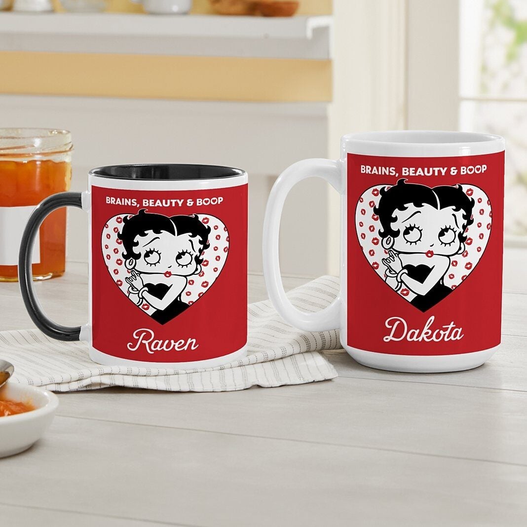 Betty Boop Brains, Beauty & Boop Mug