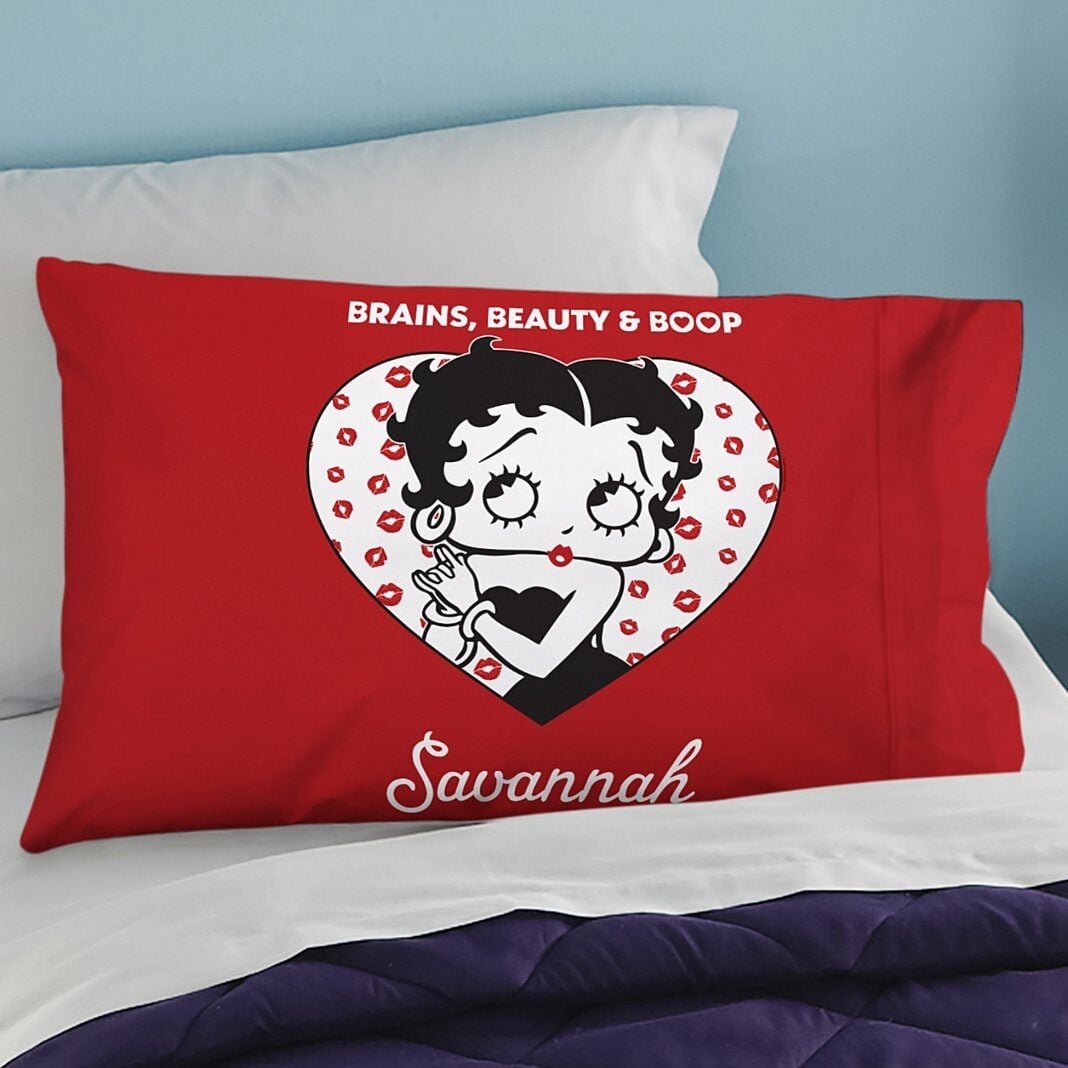 Betty Boop Brains, Beauty, & Boop Pillowcase