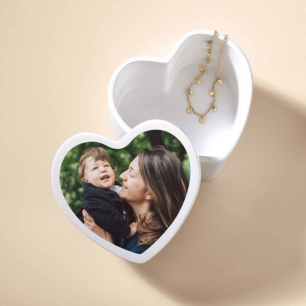 Picture-Perfect Photo Heart Keepsake Box