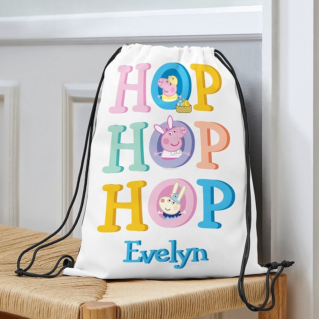 Peppa Pig Hop Hop Hop Drawstring Bag