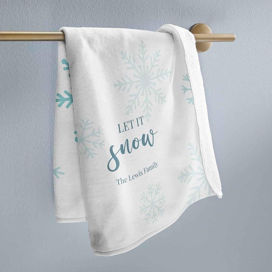Let It Snow Kitchen Towel