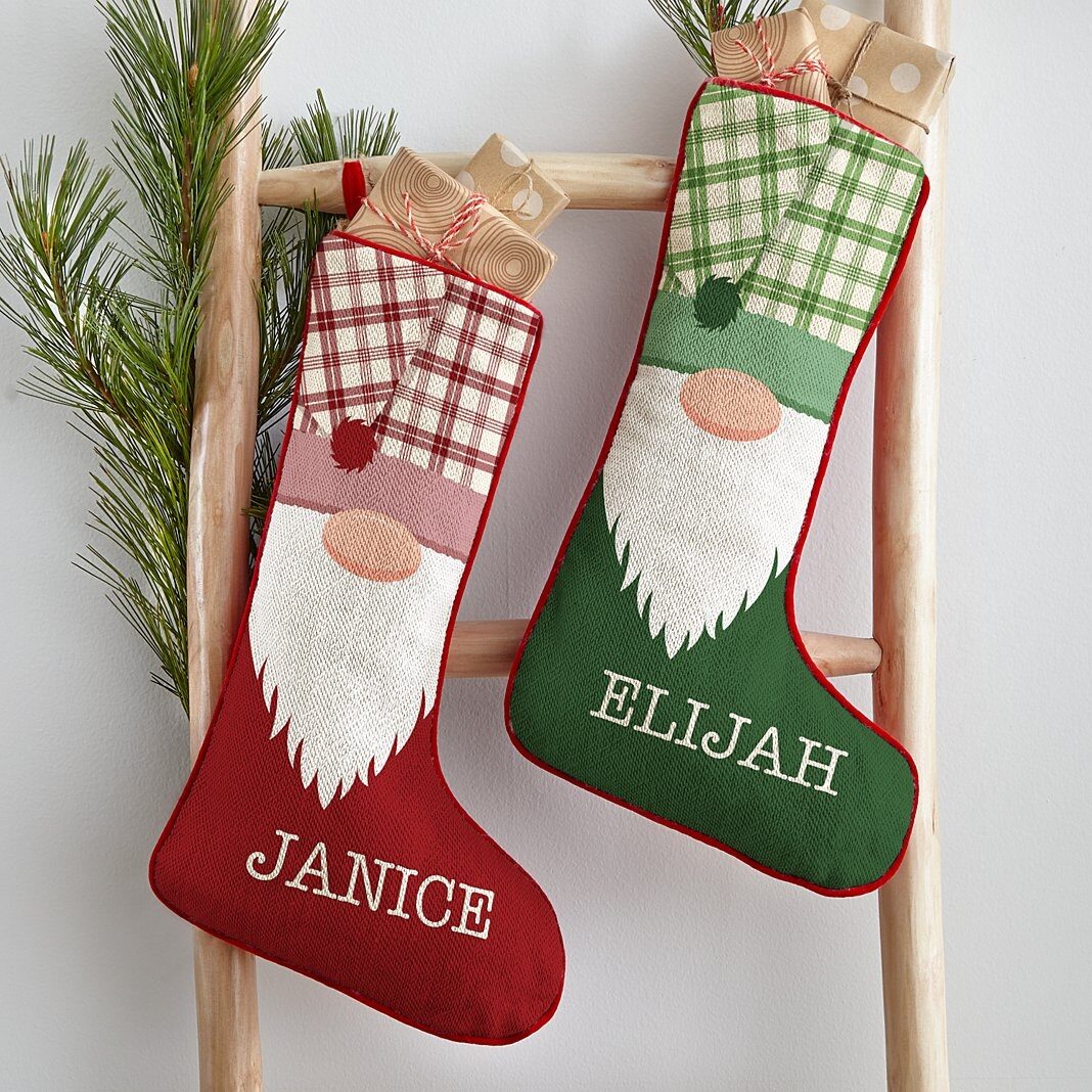 Festive Gnome Stocking