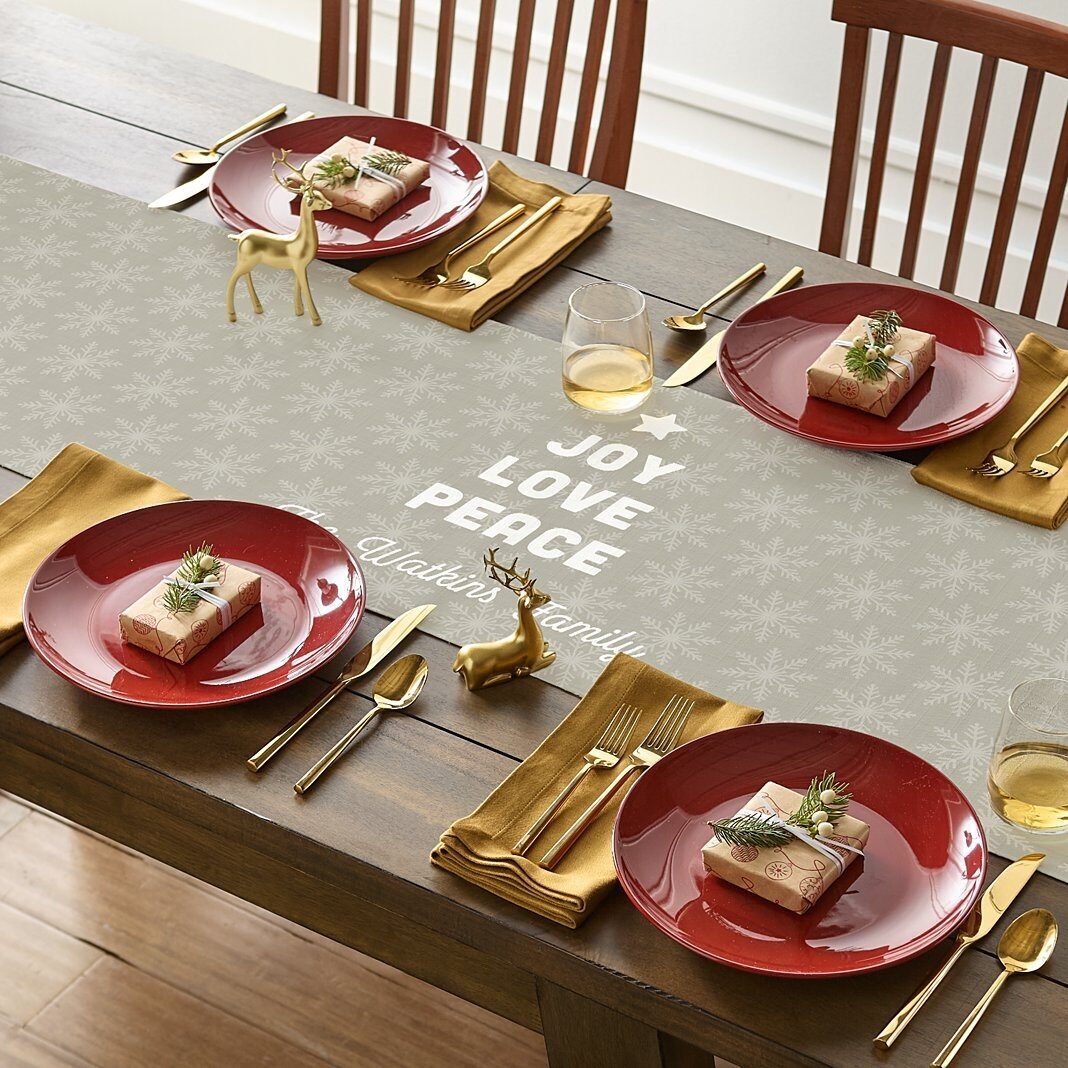Joy Love Peace Table Runner