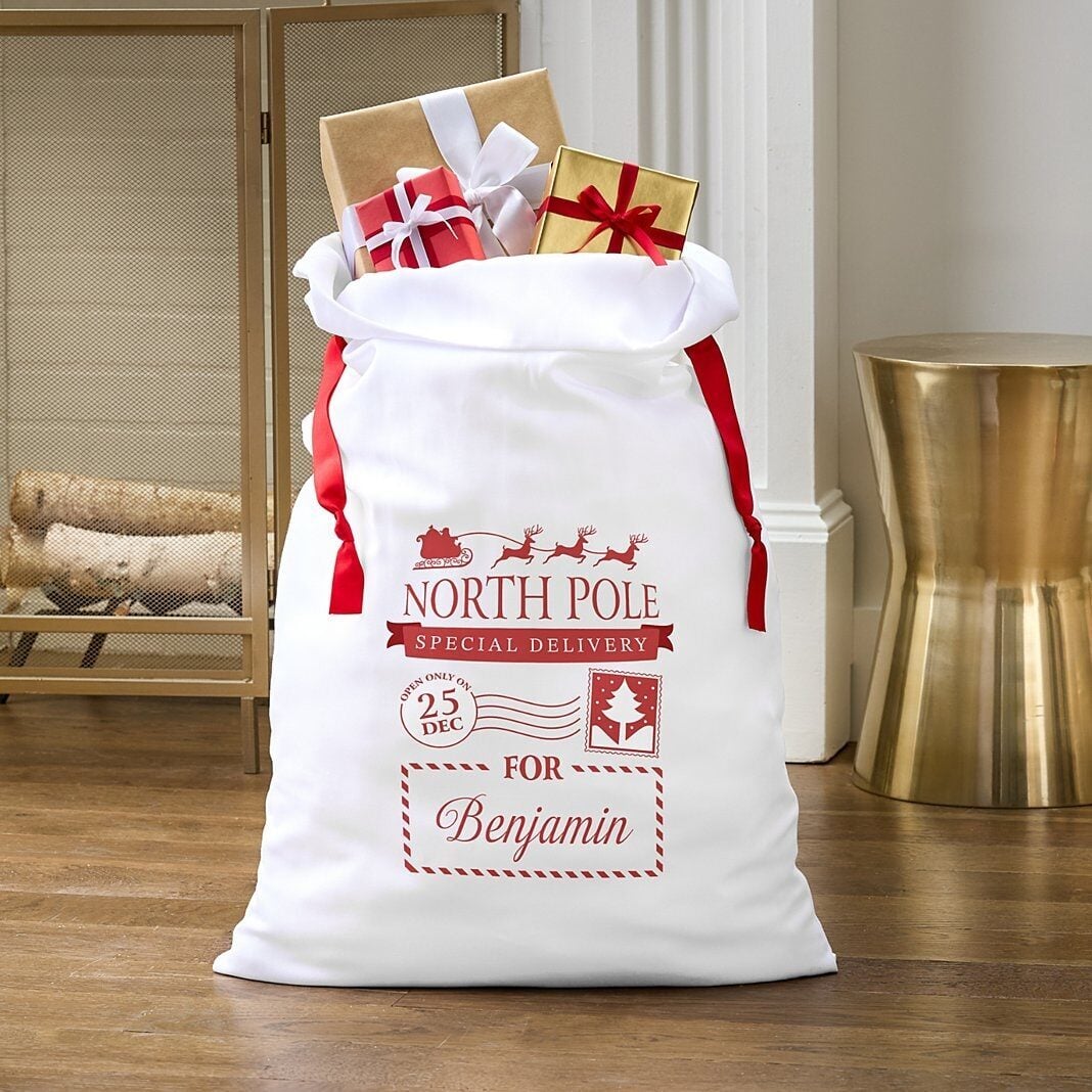 North Pole Oversized Gift Bag