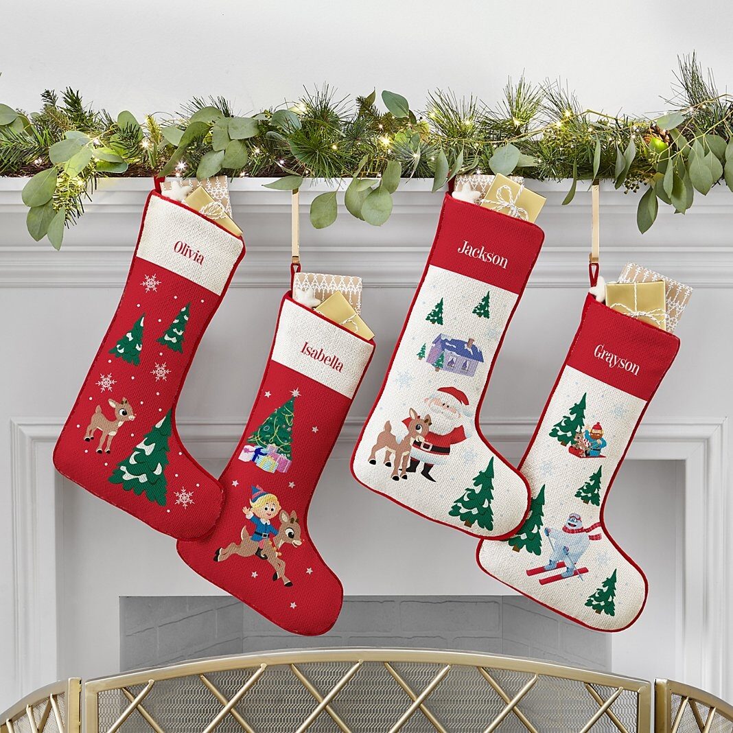 Rudolph & Friends Scenic Stocking