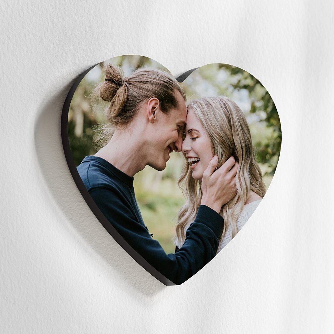 Picture-Perfect Photo Wood Heart Wall Sign