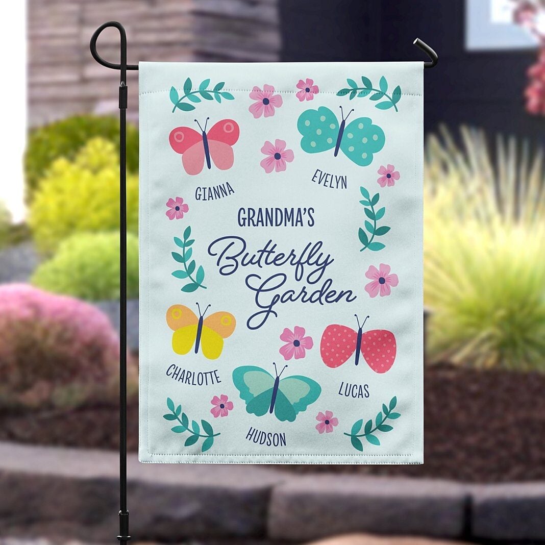 Little Butterflies Garden Flag