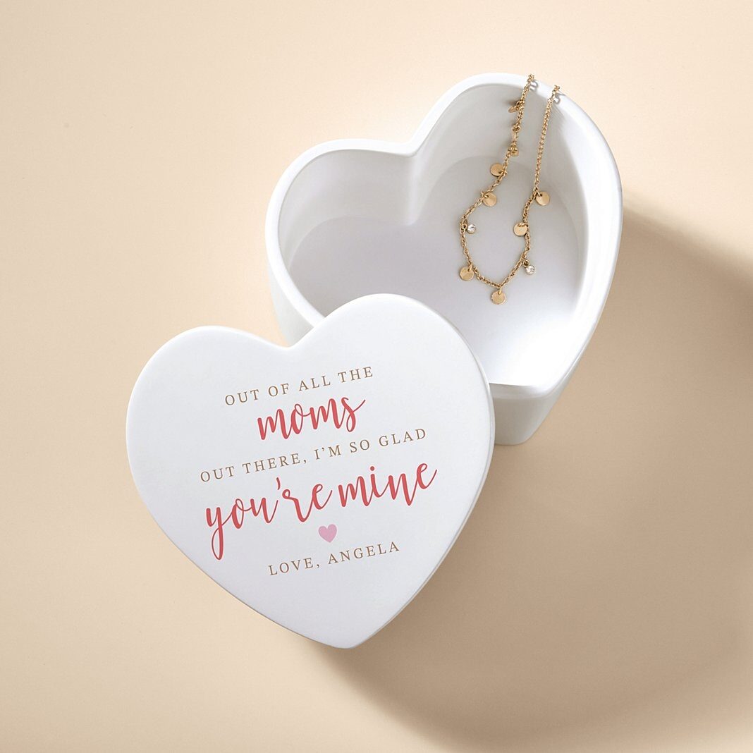 I'm So Glad You're Mine Heart Keepsake Box