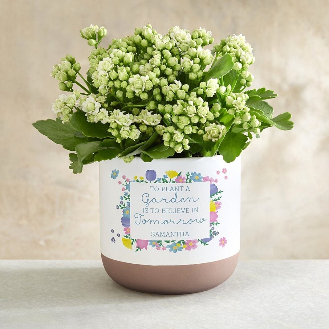 Believe In Tomorrow Garden Planter