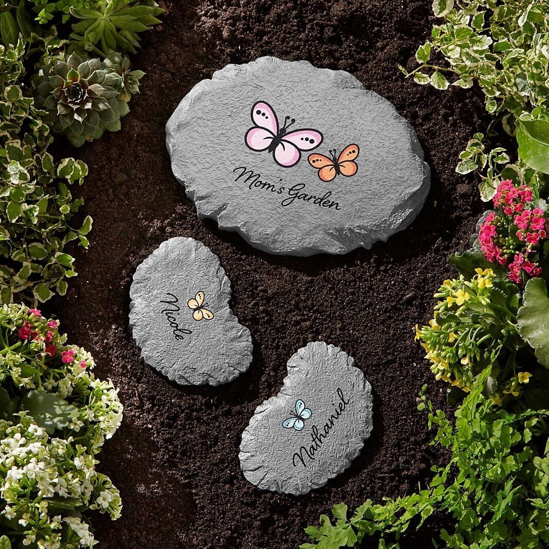 Little Butterflies Garden Stone