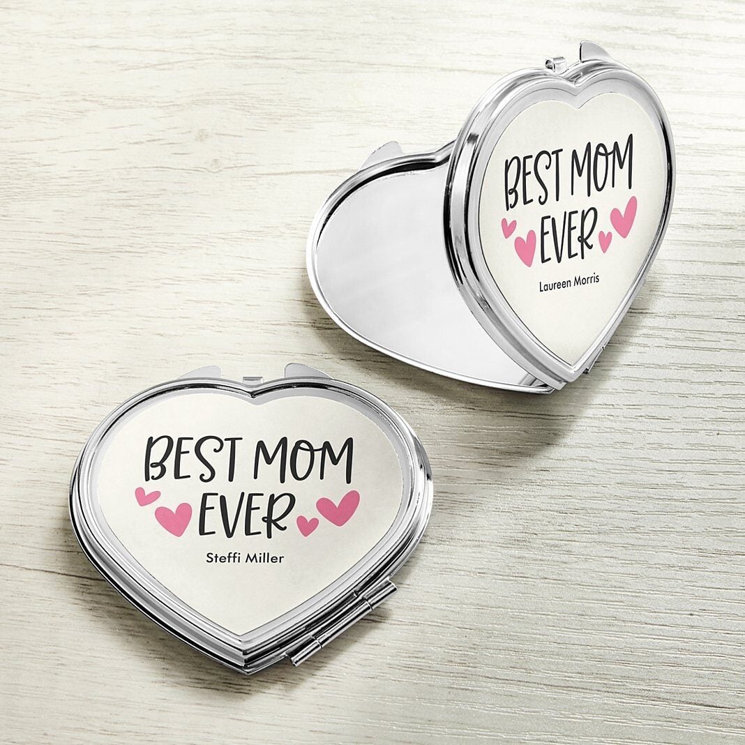 Best Mom Ever Heart Mirror