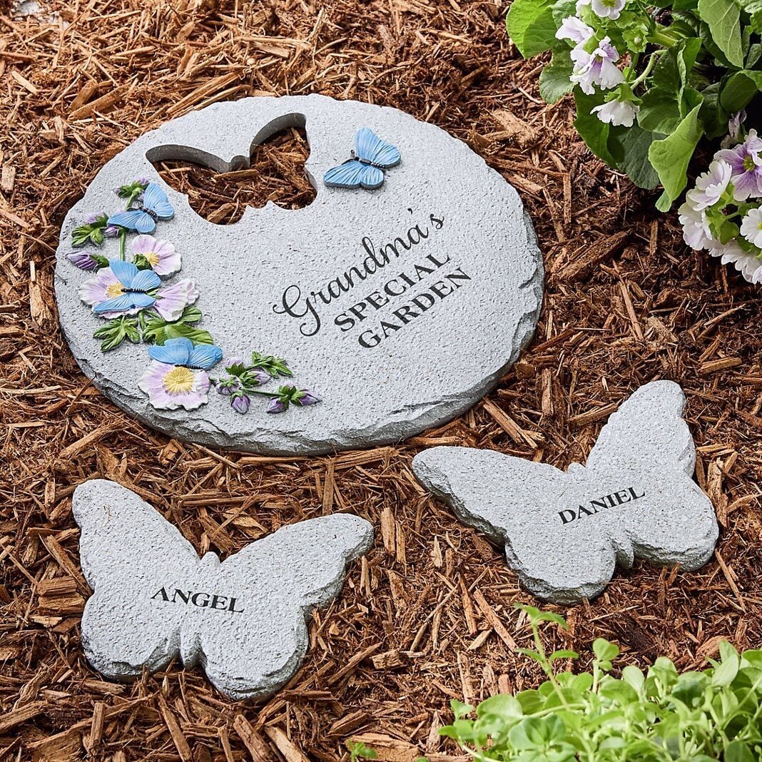 Special Butterfly Garden Stone
