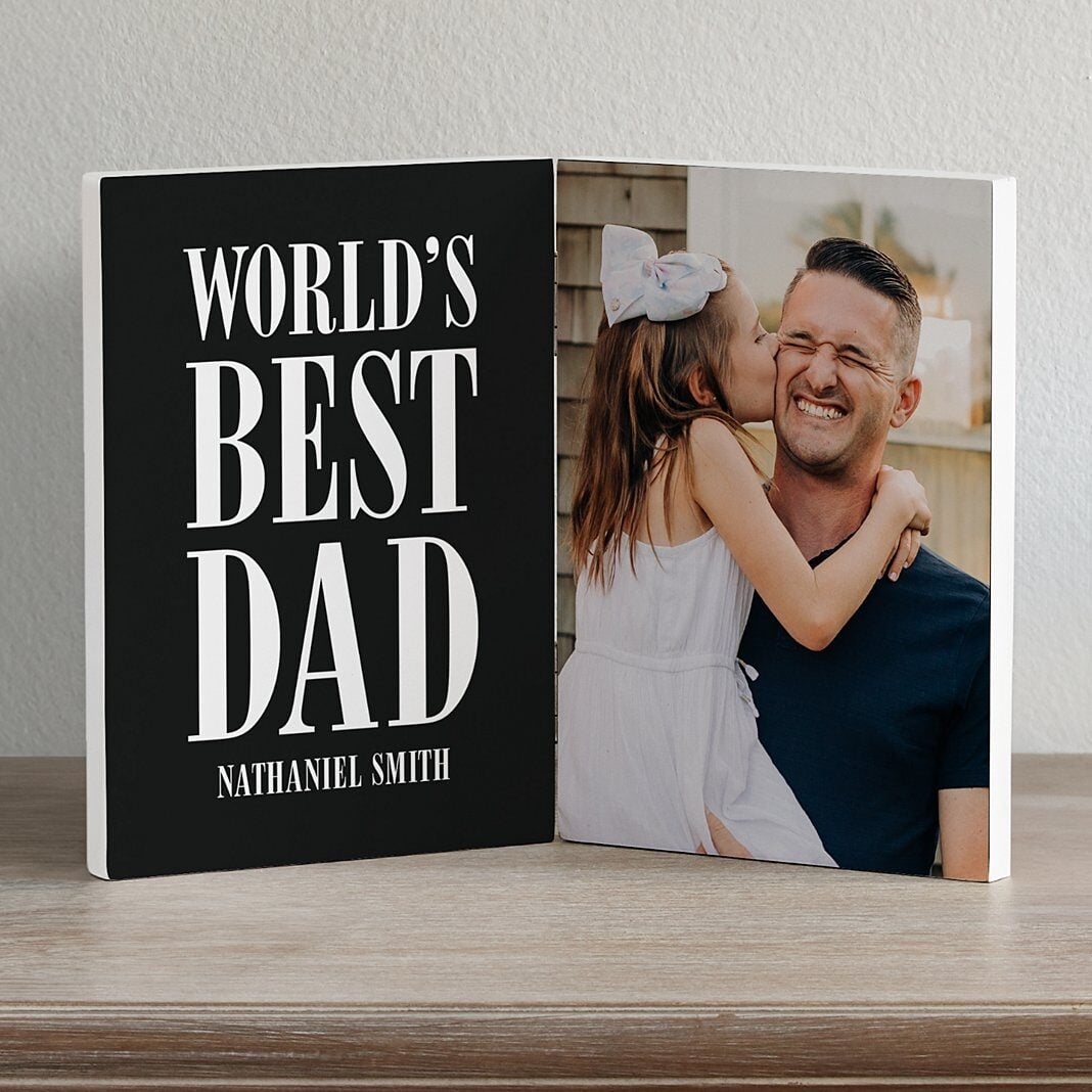 World's Best Dad Photo Panel