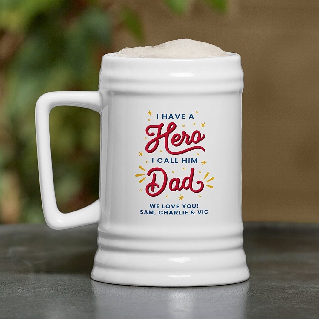 I Have A Hero Beer Stein