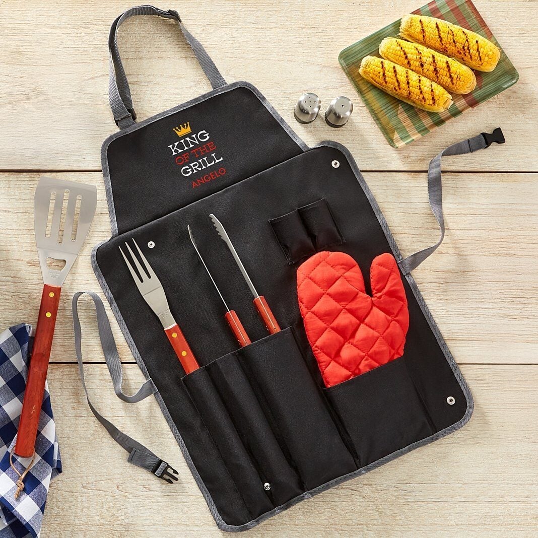 Grill Royalty 7 Piece BBQ Apron Set