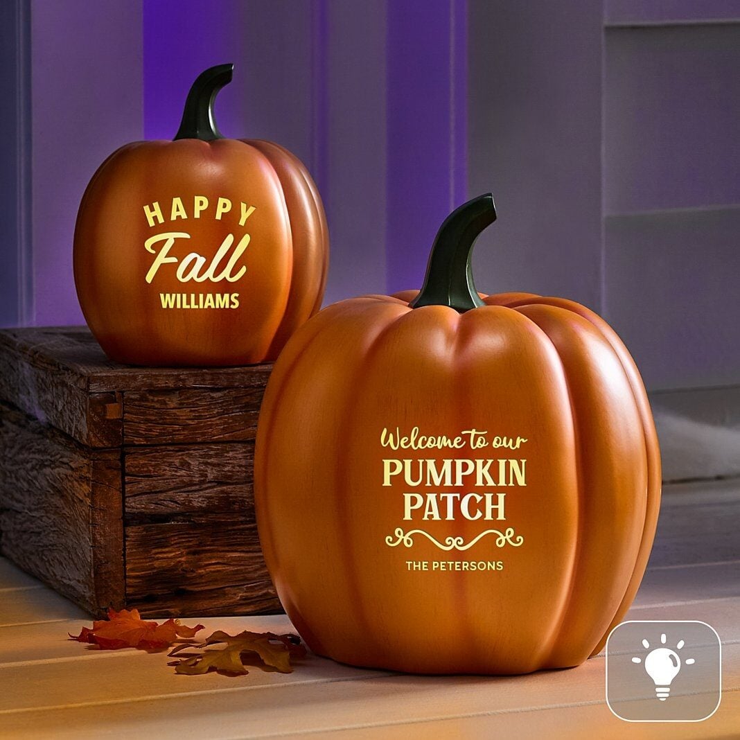 Light-Up Fall Pumpkin Collection