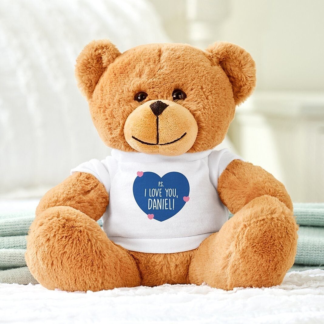 Plush Teddy Bear Gram Playful Hearts Collection