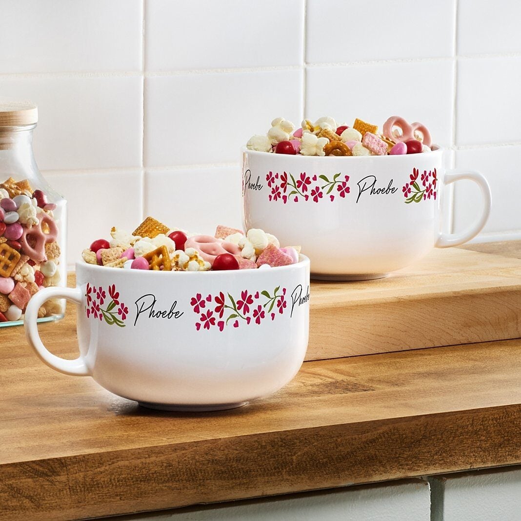 Heart Petal Flowers Bowl