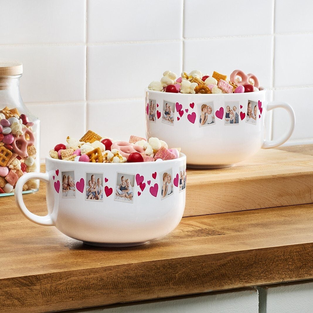 Cutesy Hearts Photo Bowl