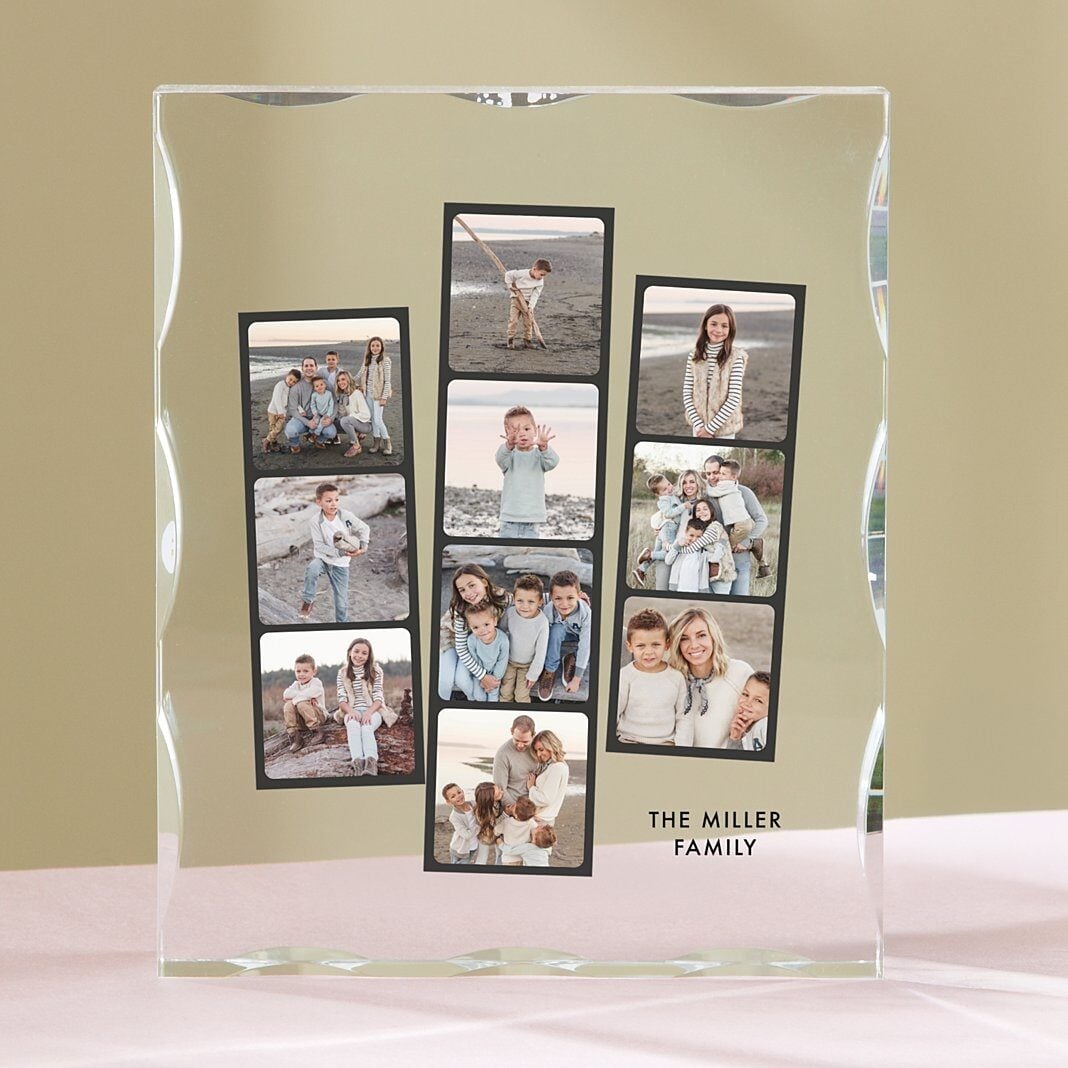 Life's Moments Photo Strip Acrylic Block