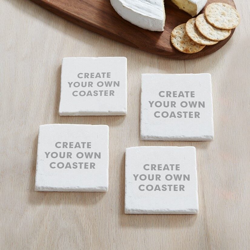 Create Your Own Marble Coasters