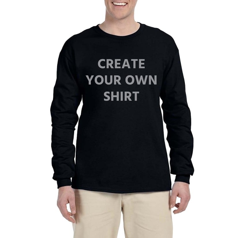 Gildan Men's Create Your Own Long Sleeve T-Shirt