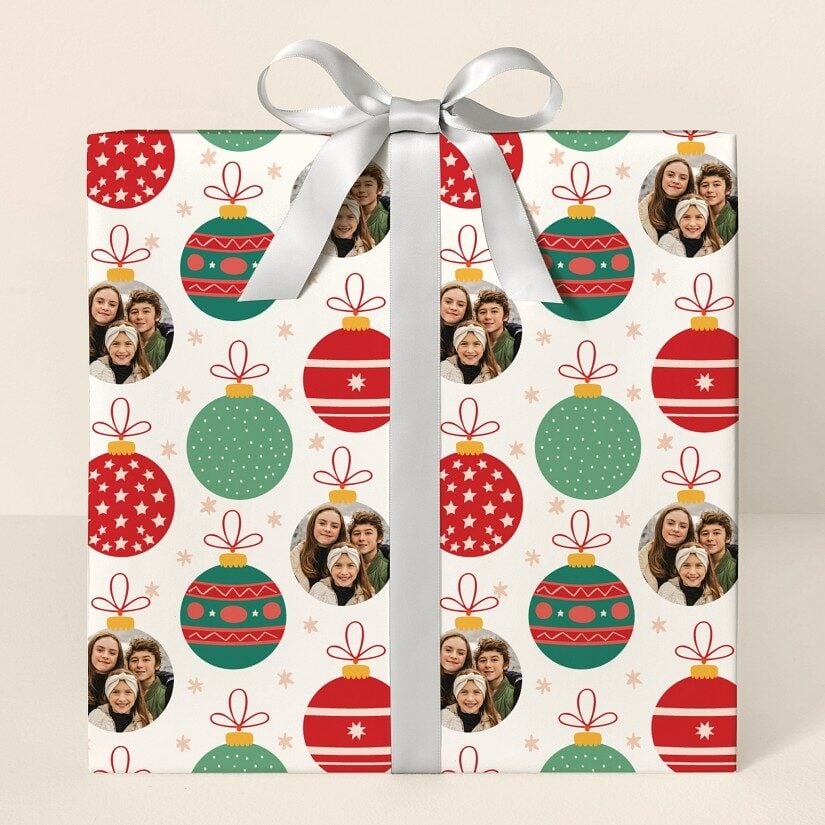 Patterned Ornament Wrapping Paper