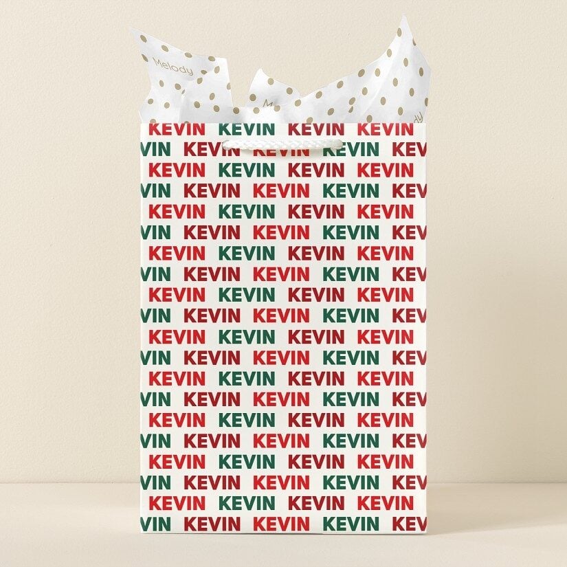 Jolly Name Gift Bag