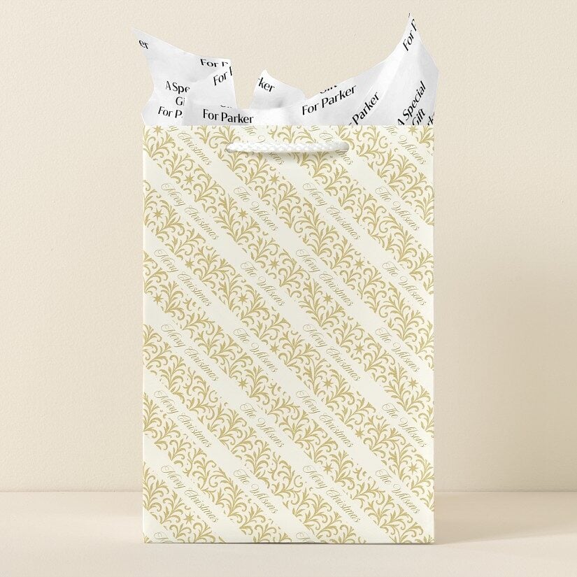 Elegant Filigree Gift Bag