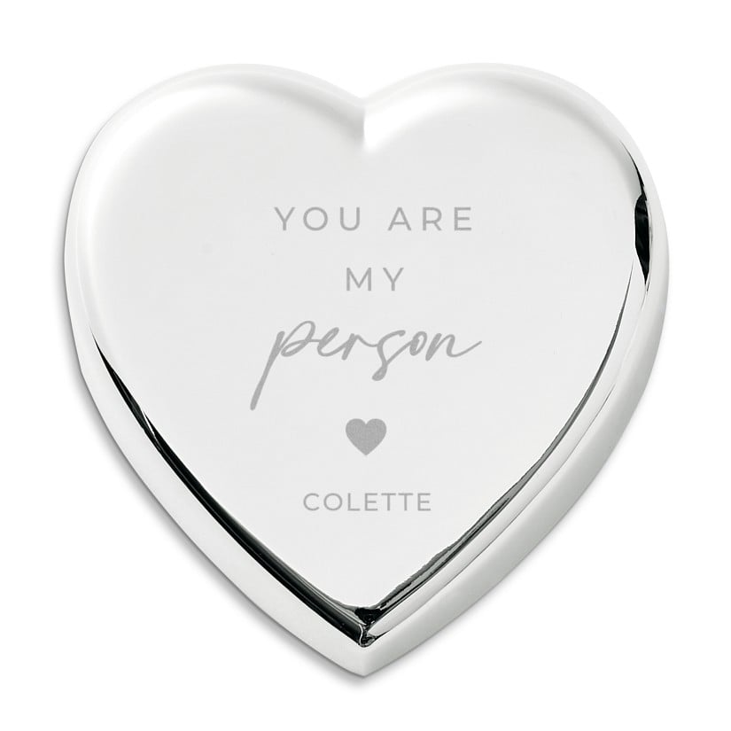 You Are My Person Heart Paperweight