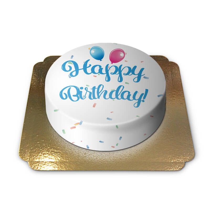 Birthday Cake - blue (Medium)