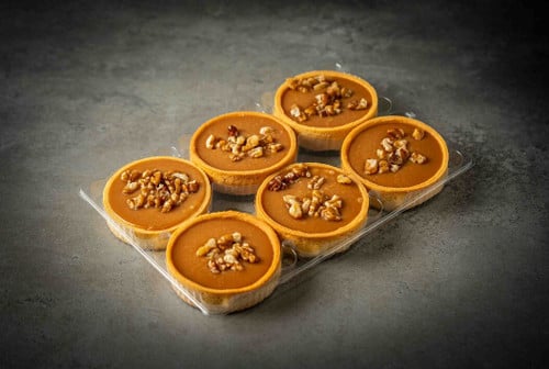 8cm Caramel Walnut Tarts (Box of 6)
