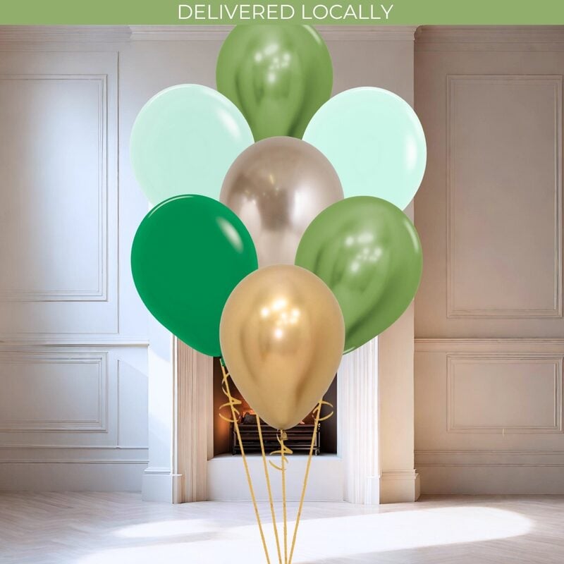 Christmas Candyland Party Helium Latex Balloon Bunch (7 Balloons)
