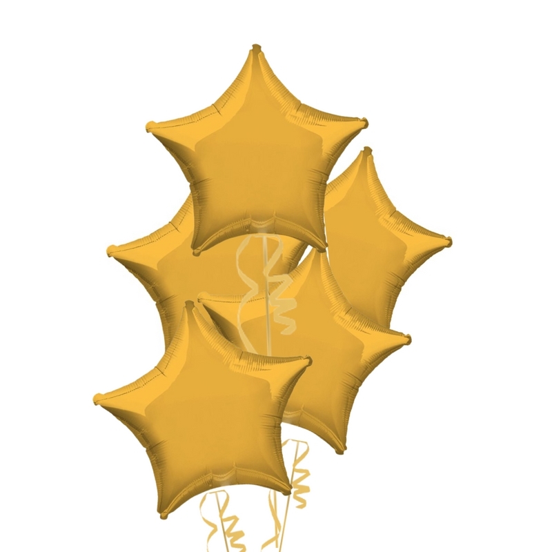 Gold Stars Balloon Bouquet