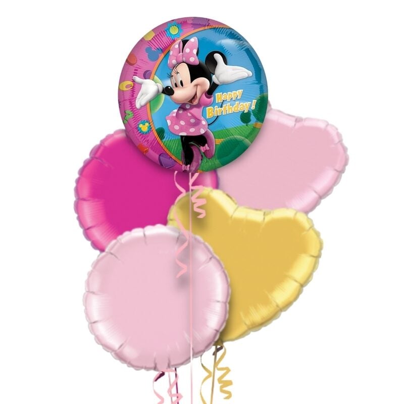 Happy Birthday Mickey Mouse Foil Balloon Bouquet