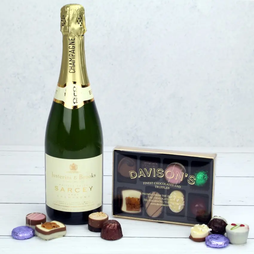 Champagne and Handmade Chocolates