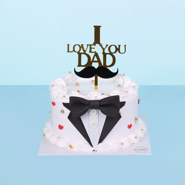 Love You Dad Cake 6"
