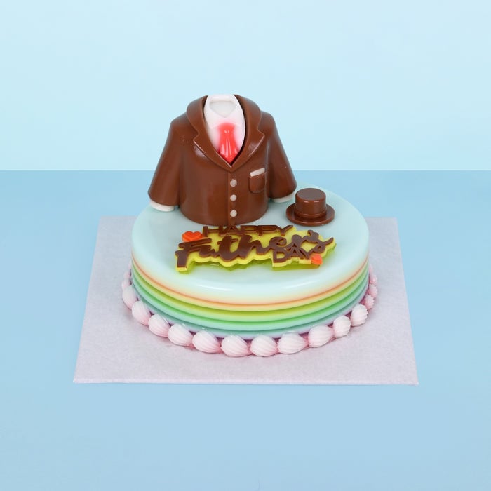 Gentleman Dad Tuxedo Jelly Cake 6"