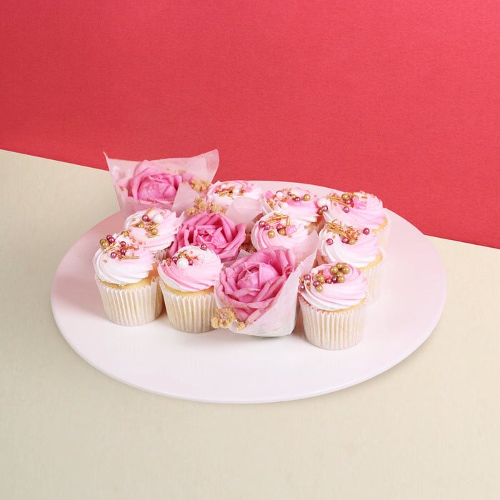 Some Cupcakes For Mum As A Gift (9 Pieces)