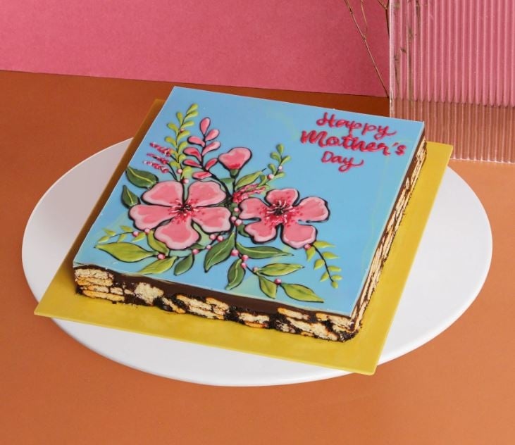 Orchid Batik Cake 7 inch