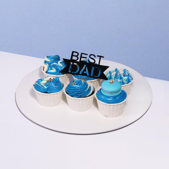 Dad's Cupcake 6 Pieces