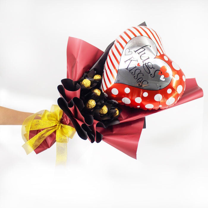 Hugs & Kisses Chocolate Bouquet