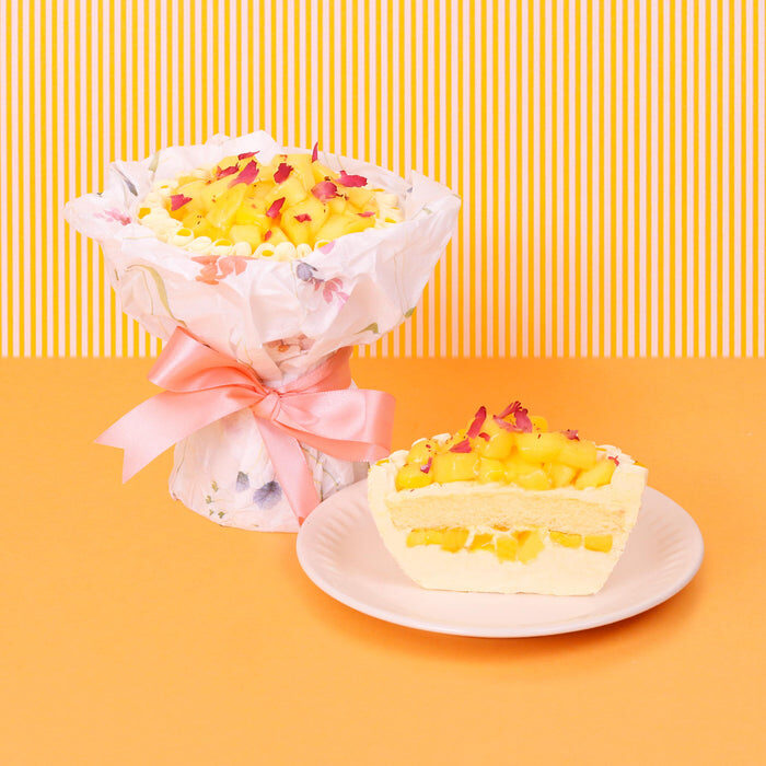 Mango Sunshine Bouquet Cake