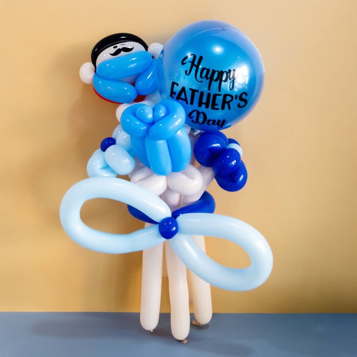 Superhero Balloon Flower Bouquet