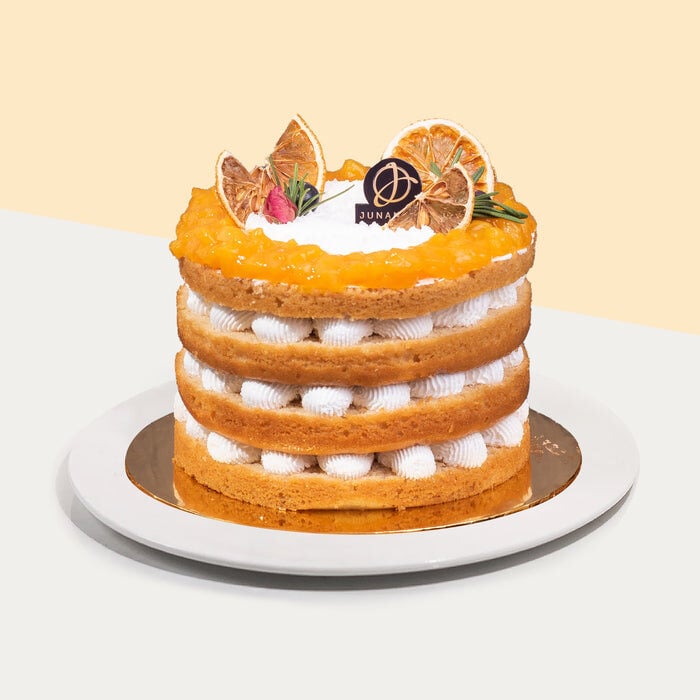 Mango Passion Vegan Naked Cake 6 inch (4" x 4" )