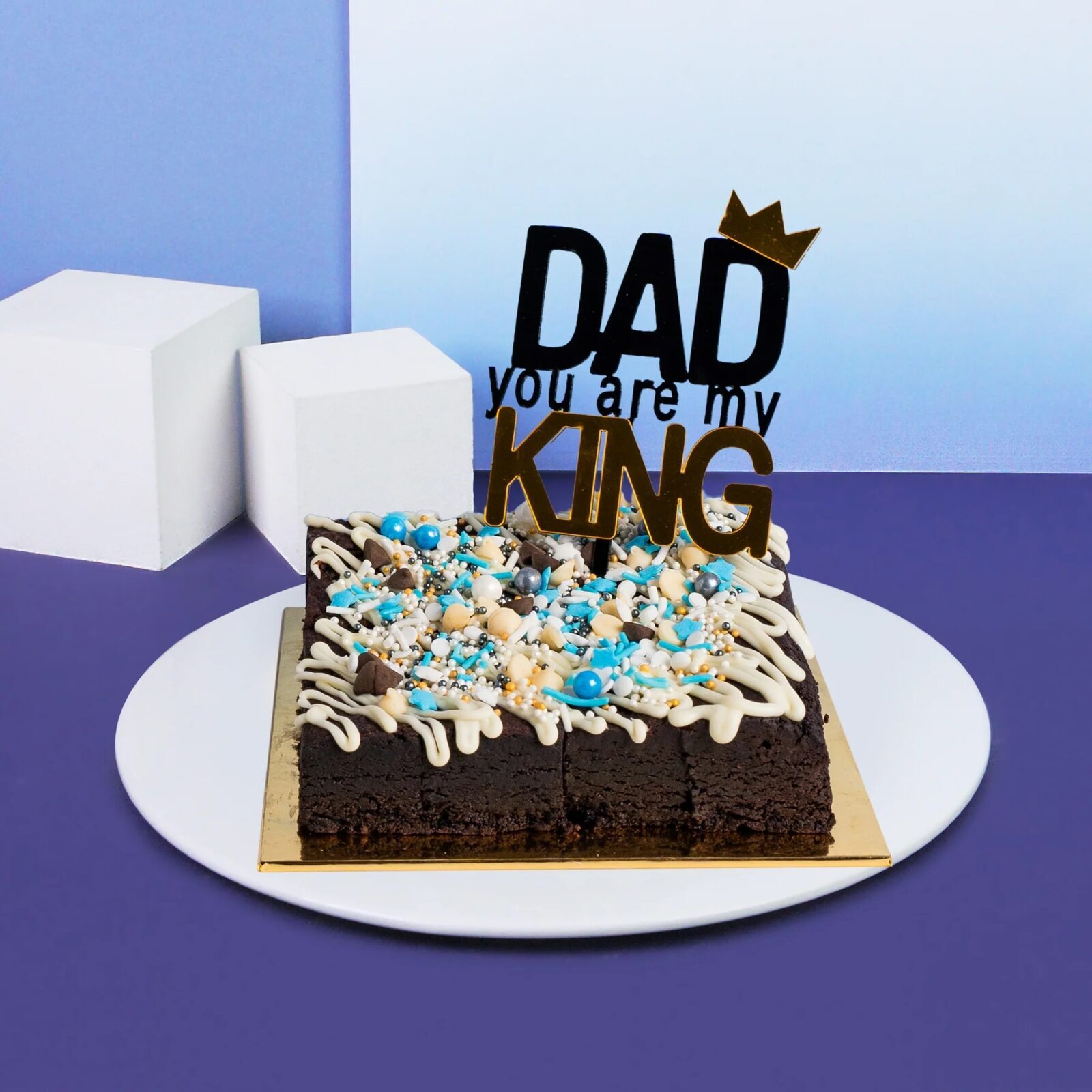 Father's Day Mini Brownies Bites 16 Pieces