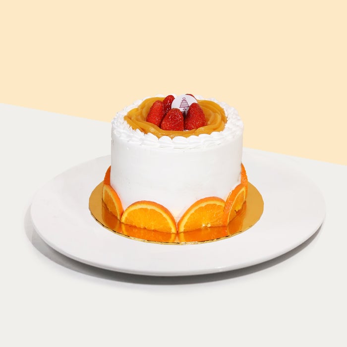 Mixed Fruit Vegan Cake