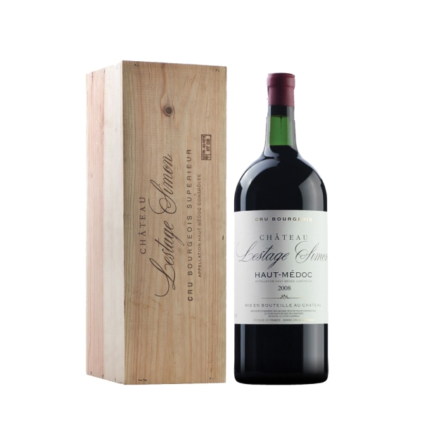 Chateau Lestage Simon, Cru Bourgeois, Bordeaux, France, Red, 300cl in Wooden Gift Box