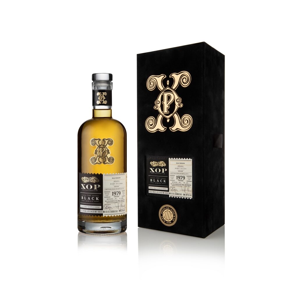 Douglas Laing, XOP – The Black Series 'Port Ellen' 40 Years Old -1979, Limited Edition, 70cl