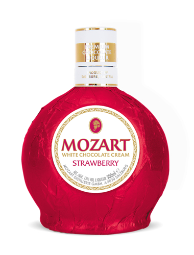 Mozart Strawberry- White Chocolate Cream 50cl(Set Of Two)